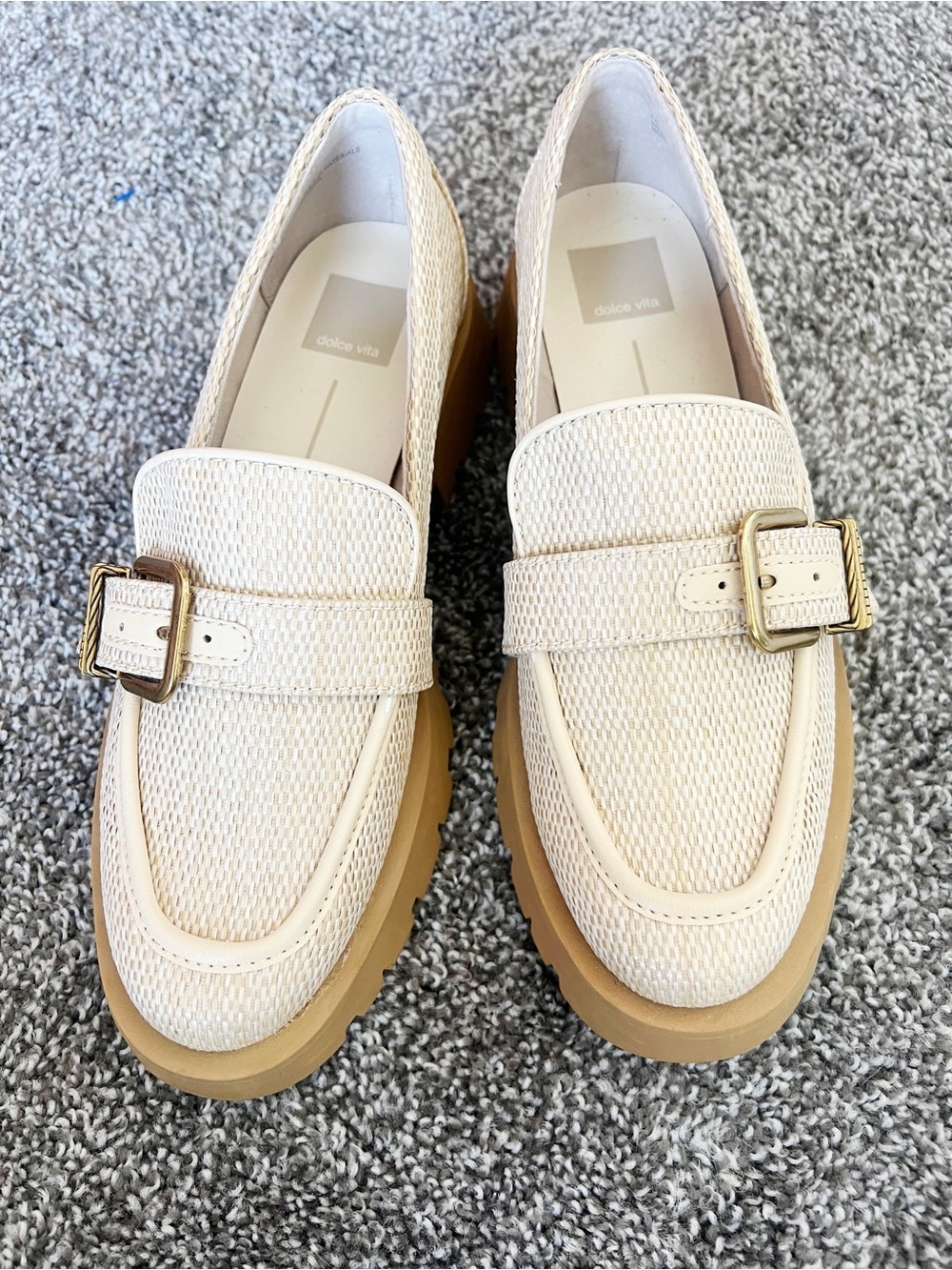 Dolce Vita Buckle Loafers Sz 8 - Picture 2 of 6